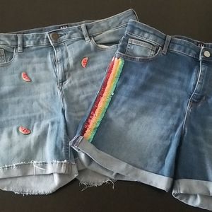 Girl Plus Gap shorts